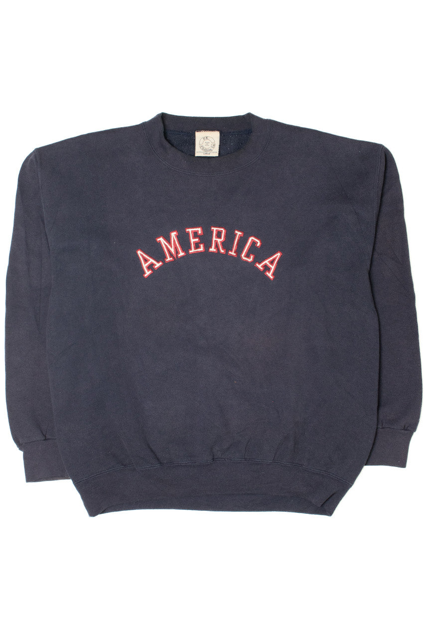 "America" Navy Blue Sweatshirt 10069