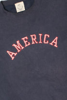 "America" Navy Blue Sweatshirt 10069