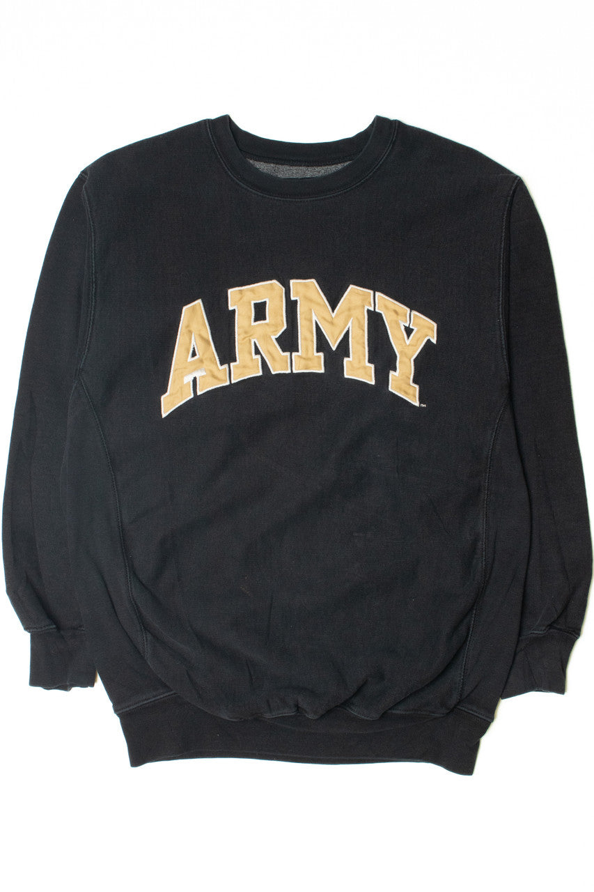 Vintage "Army" Black Sweatshirt 10071