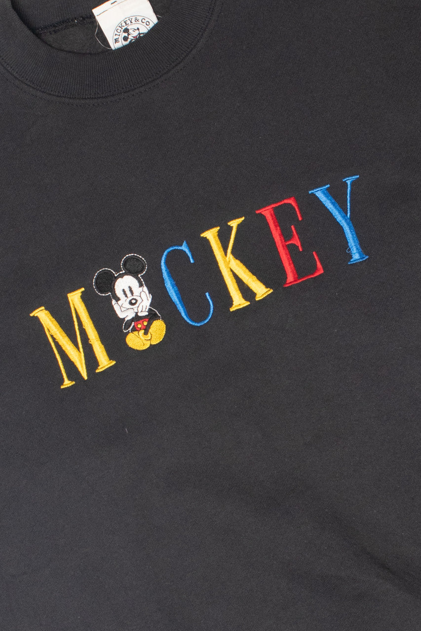 Vintage Embroidered "Mickey" Sweatshirt 10080