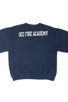 Vintage Oakland "OCC Fire Academy" Navy Sweatshirt