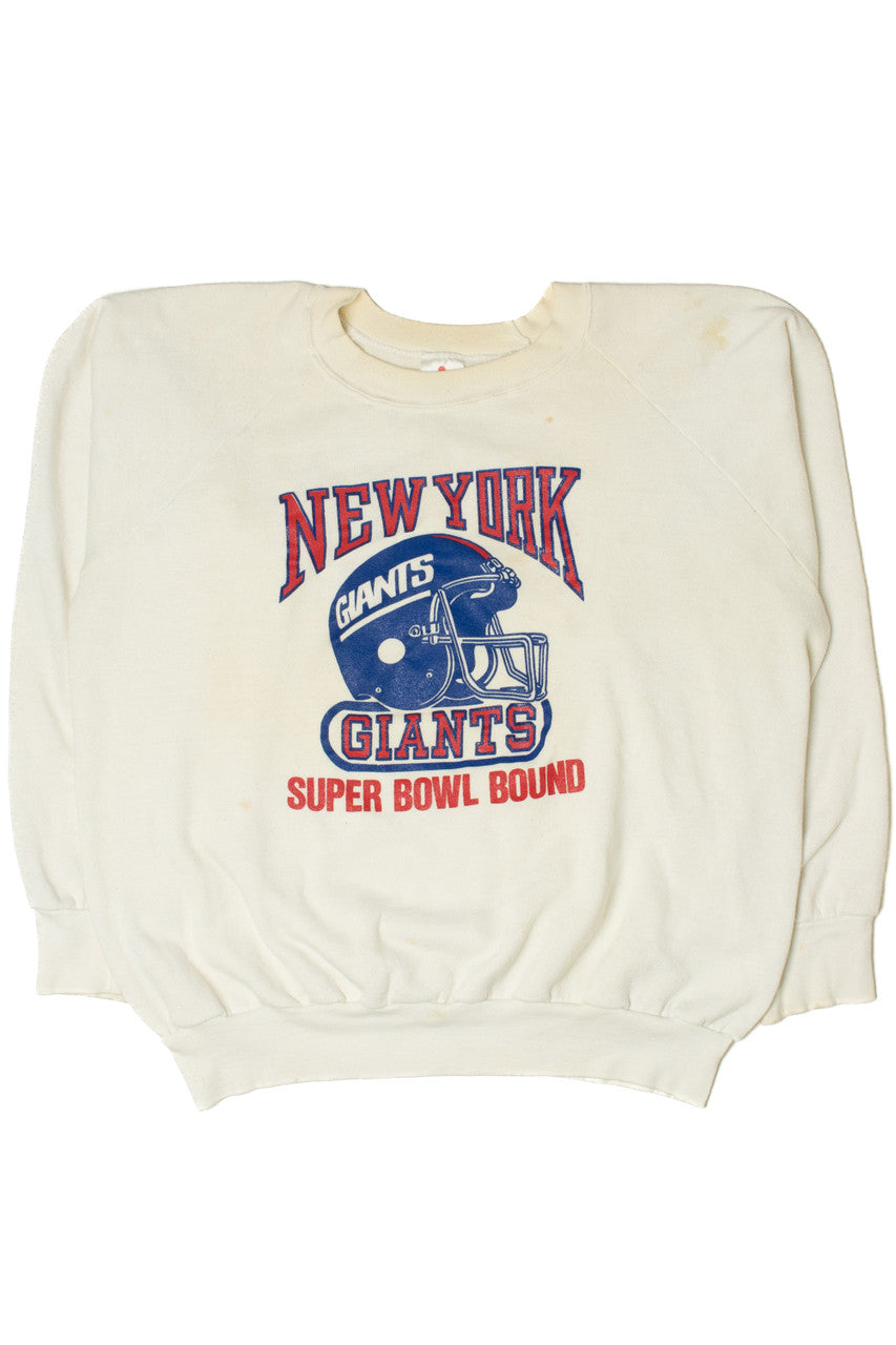 Vintage 1980's New York Giants "Super Bowl Bound" Sweatshirt