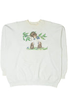 Vintage Cute Blueberry Rat Family Sweatshirt