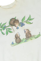 Vintage Cute Blueberry Rat Family Sweatshirt
