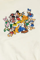 Vintage Embroidered Disney Characters Sweatshirt