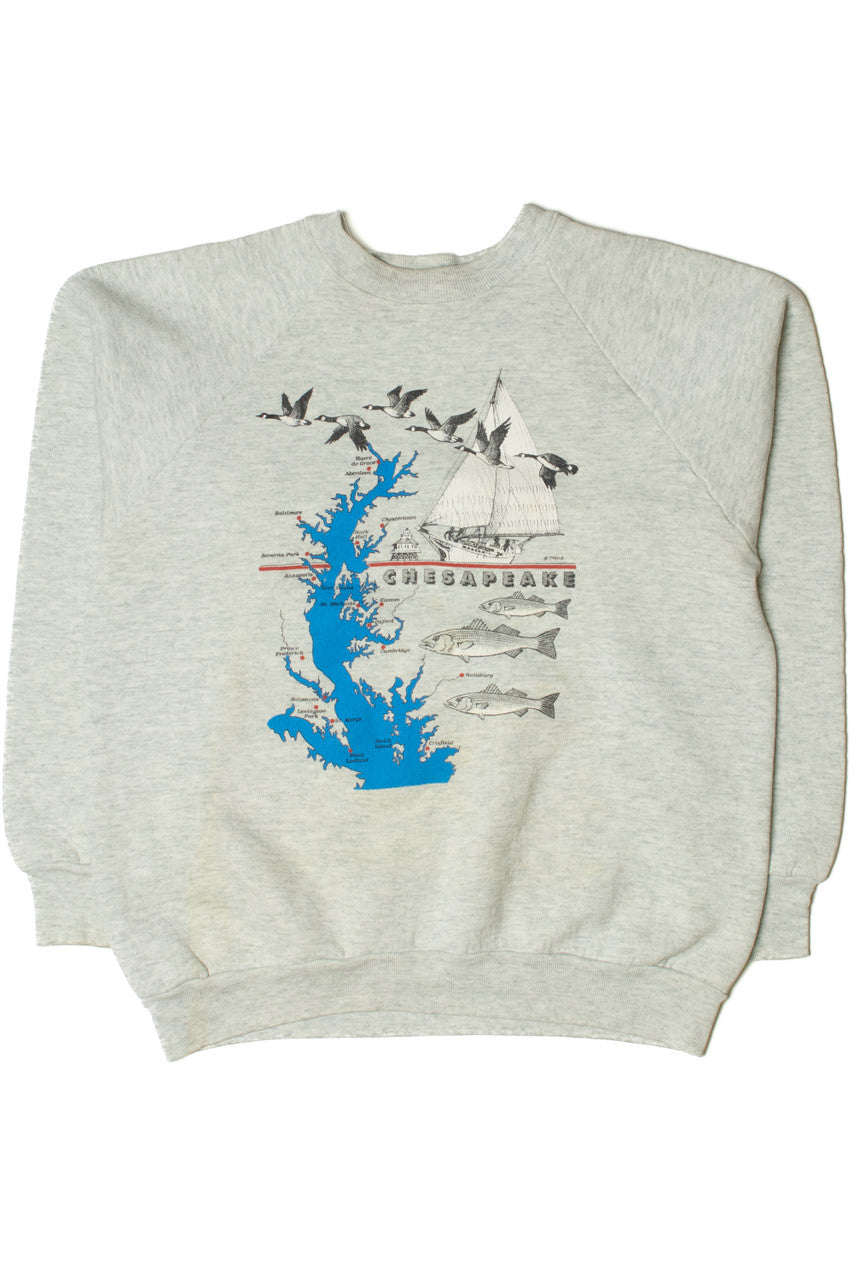 Vintage Chesapeake Bay Graphic Sweatshirt