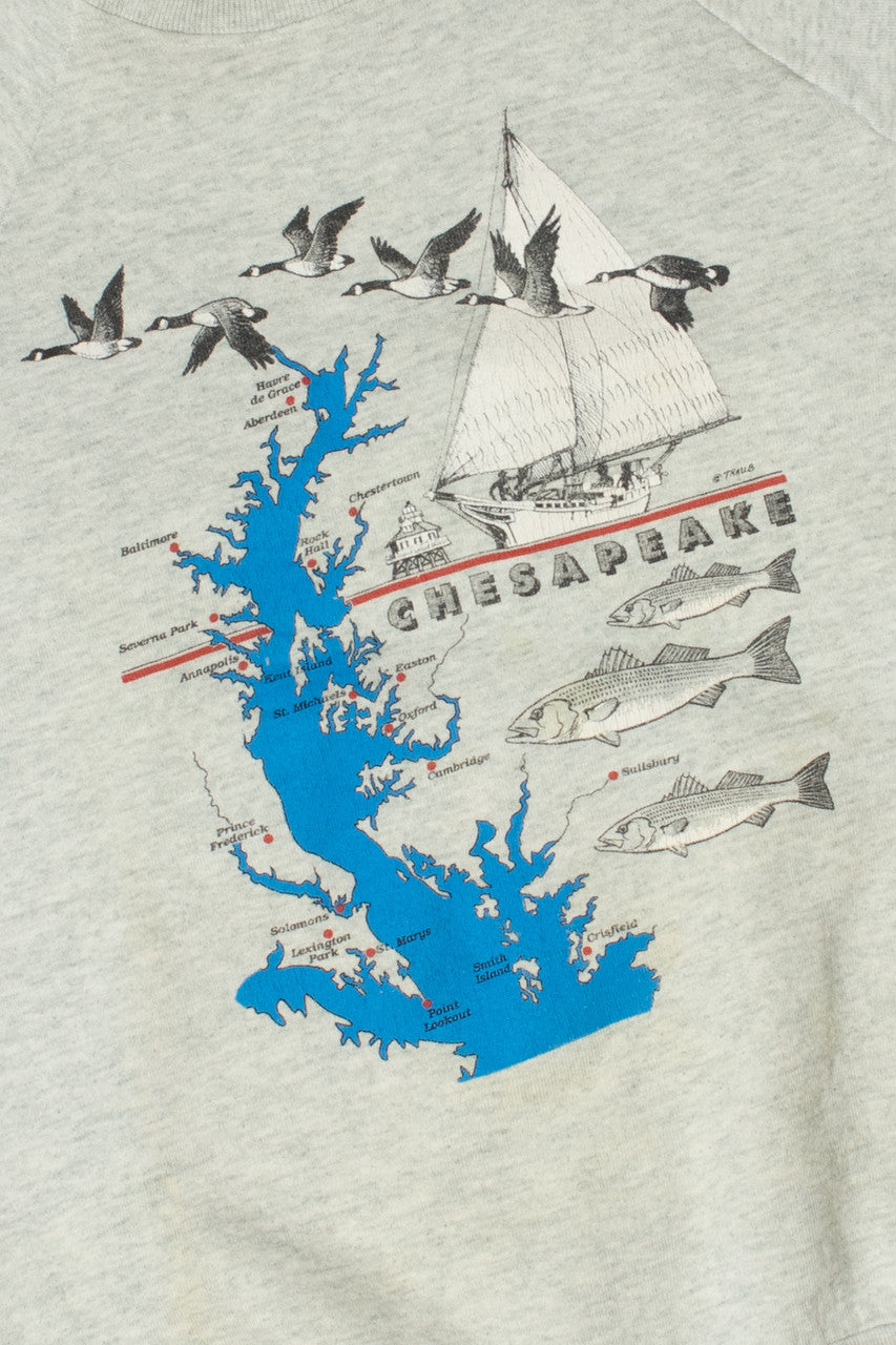 Vintage Chesapeake Bay Graphic Sweatshirt
