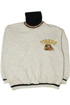 Vintage Grambling Tigers Embroidered Faux Turtleneck Sweatshirt