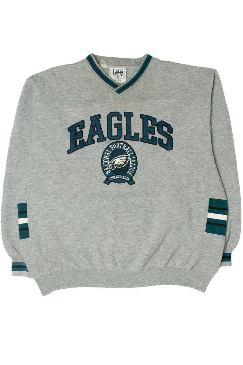 Vintage Philadelphia Eagles NFL V-Neck Sweatshirt