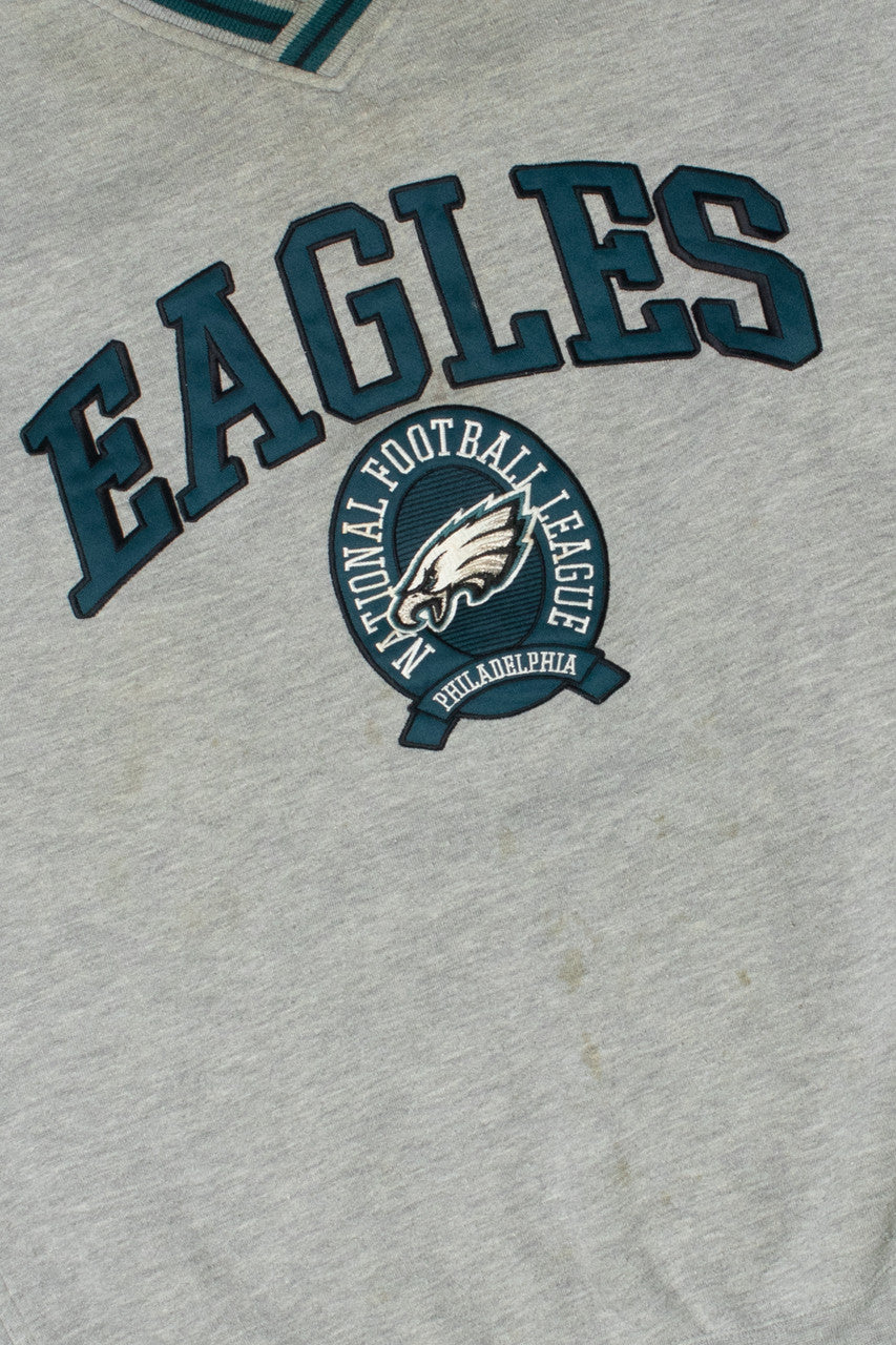 Vintage Philadelphia Eagles NFL V-Neck Sweatshirt