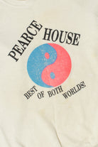 Vintage Distressed "Pearce House" Ying Yang Graphic Sweatshirt