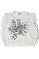 Vintage Floral Polka Dot Alfred Dunner Sweatshirt