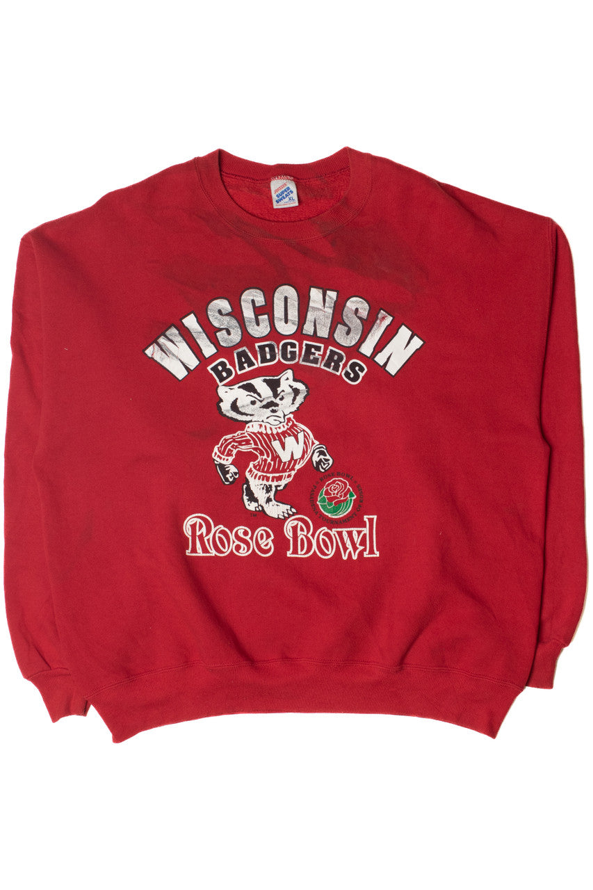 Vintage Wisconsin Badgers Rose Bowl Sweatshirt