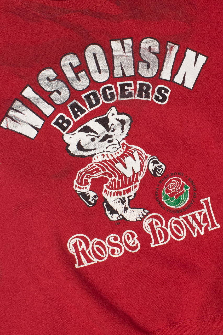 Vintage Wisconsin Badgers Rose Bowl Sweatshirt