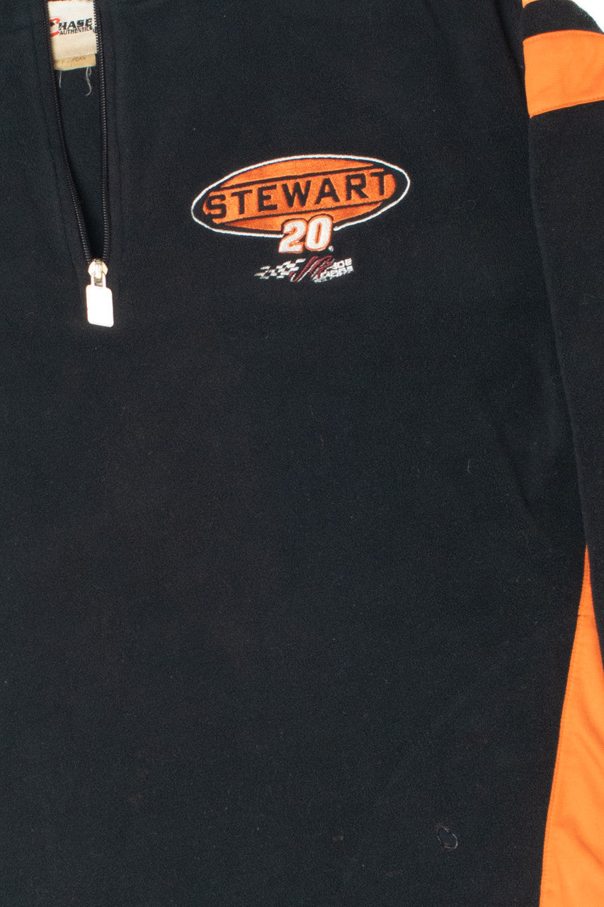 Vintage NASCAR Stewart #20 1/4 Zip Fleece Sweatshirt