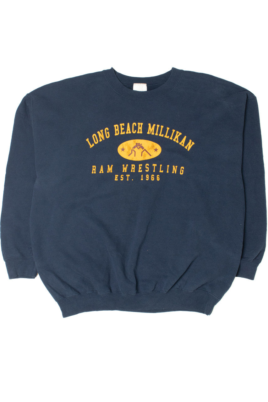 Vintage Long Beach Ram Wrestling Sweatshirt
