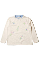 Embroidered Floral Sweatshirt