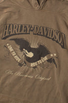 Live To Ride Harley Davidson Hoodie Sweatshirt (2000s)
