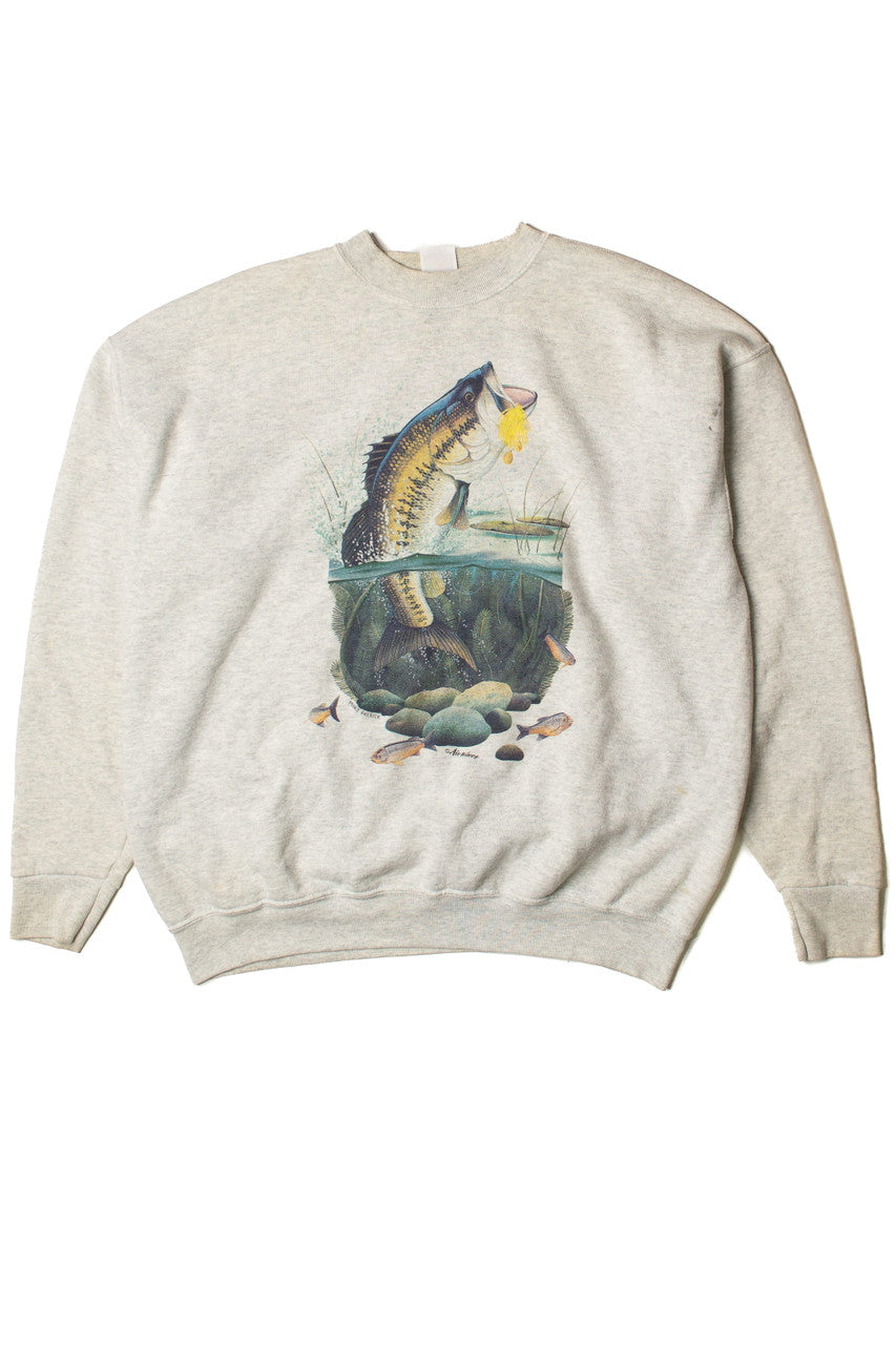 Vintage Air Waves Fishing Sweatshirt (1990s)