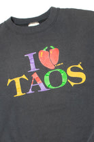 Vintage 1989 "I Love Taos" Faded Sweatshirt