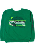 Vintage "I'd Rather Be Snowmobiling" Raglan Sweatshirt