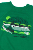 Vintage "I'd Rather Be Snowmobiling" Raglan Sweatshirt