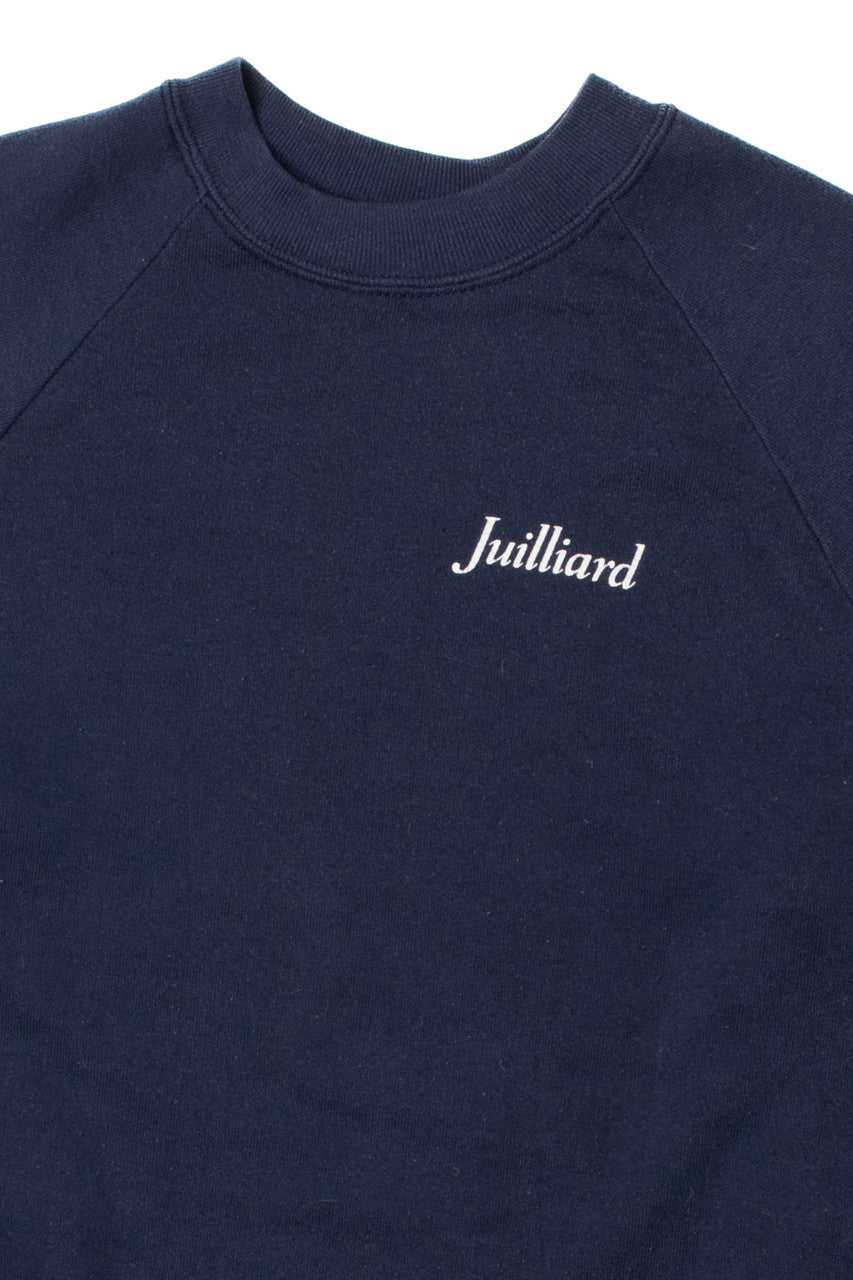 Vintage 1980's Navy "Juilliard" Raglan Sweatshirt
