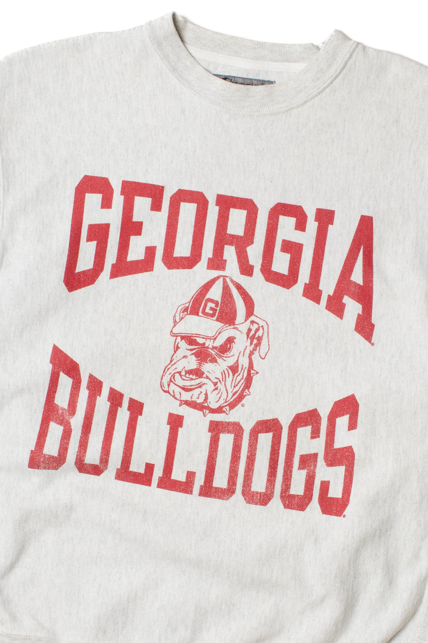 Recycled Georgia Bulldogs Champion Reverse Weave Sweatshirt (2010's)