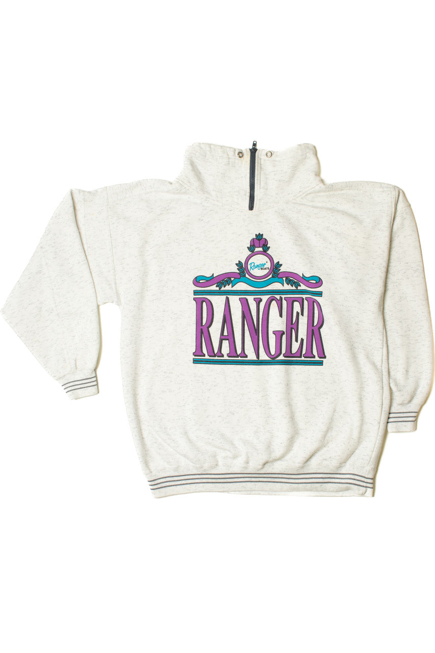 Vintage "Ranger Boats" Quarter Zip Sweatshirt