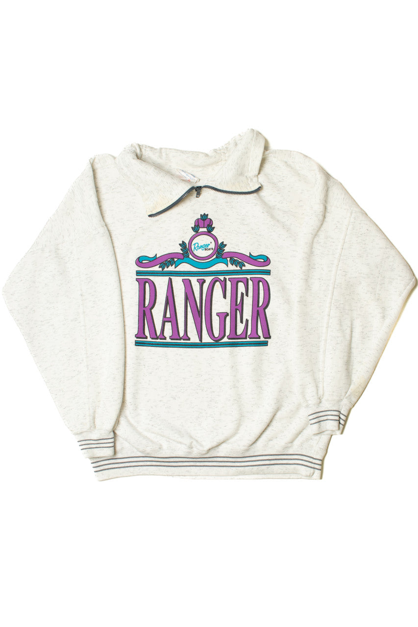 Vintage "Ranger Boats" Quarter Zip Sweatshirt