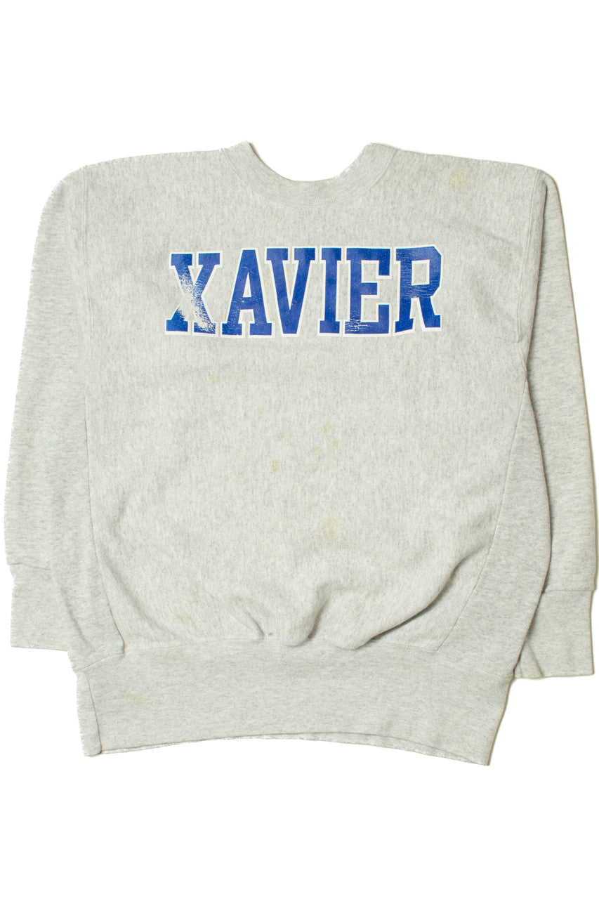 Vintage Xavier Spellout Sweatshirt