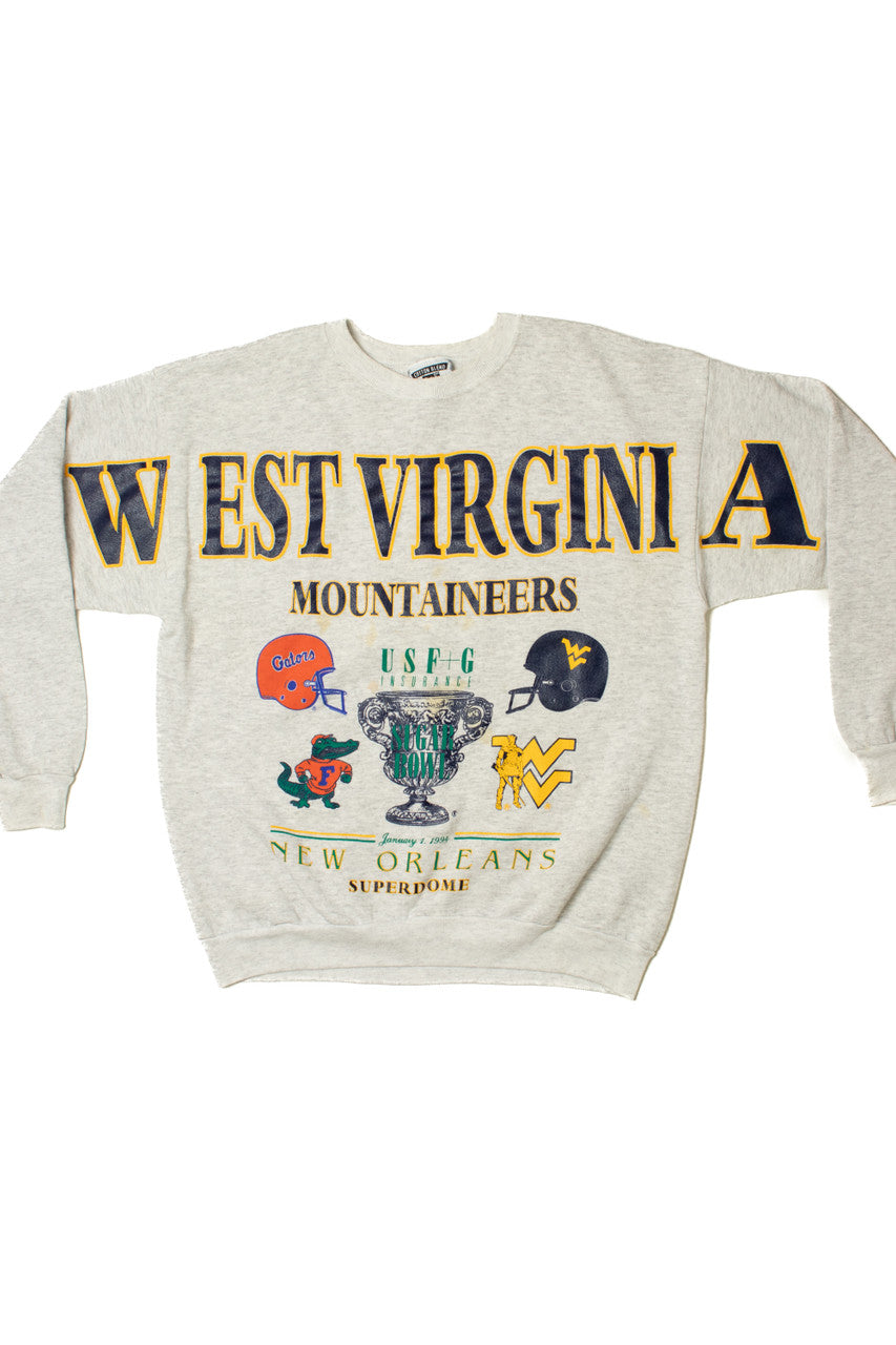 Vintage 1994 West Virginia Mountaineers Sugar Bowl Sweatshirt