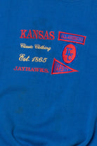 Vintage University Of Kansas Jayhawks Embroidered Sweatshirt