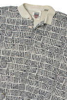 Vintage All Over Print Sweatshirt Polo