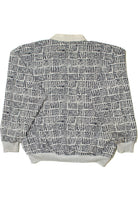 Vintage All Over Print Sweatshirt Polo