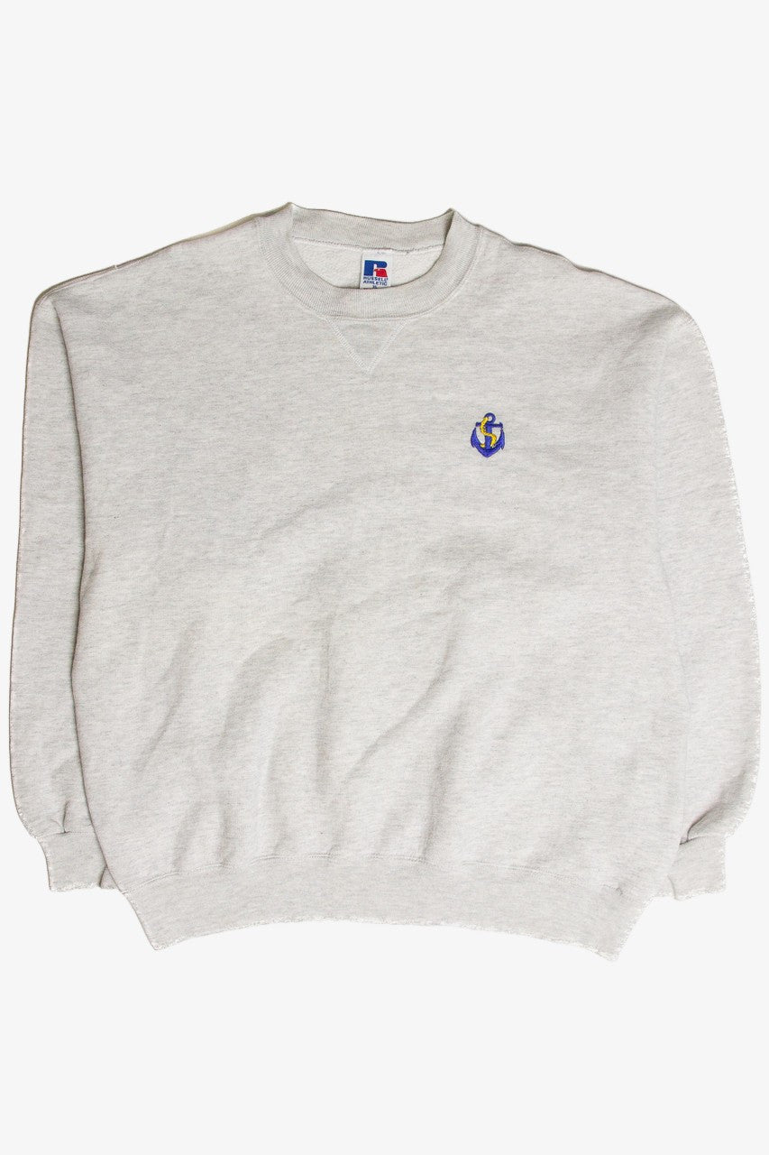 Vintage Anchor Embroidery Russell Athletic Sweatshirt