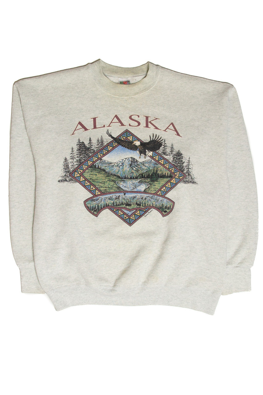Vintage Alaska Prairie Mountain Sweatshirt