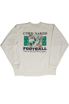 Vintage Coed Naked Football Sweatshirt 10359