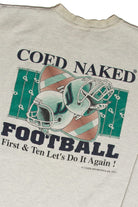 Vintage Coed Naked Football Sweatshirt 10359