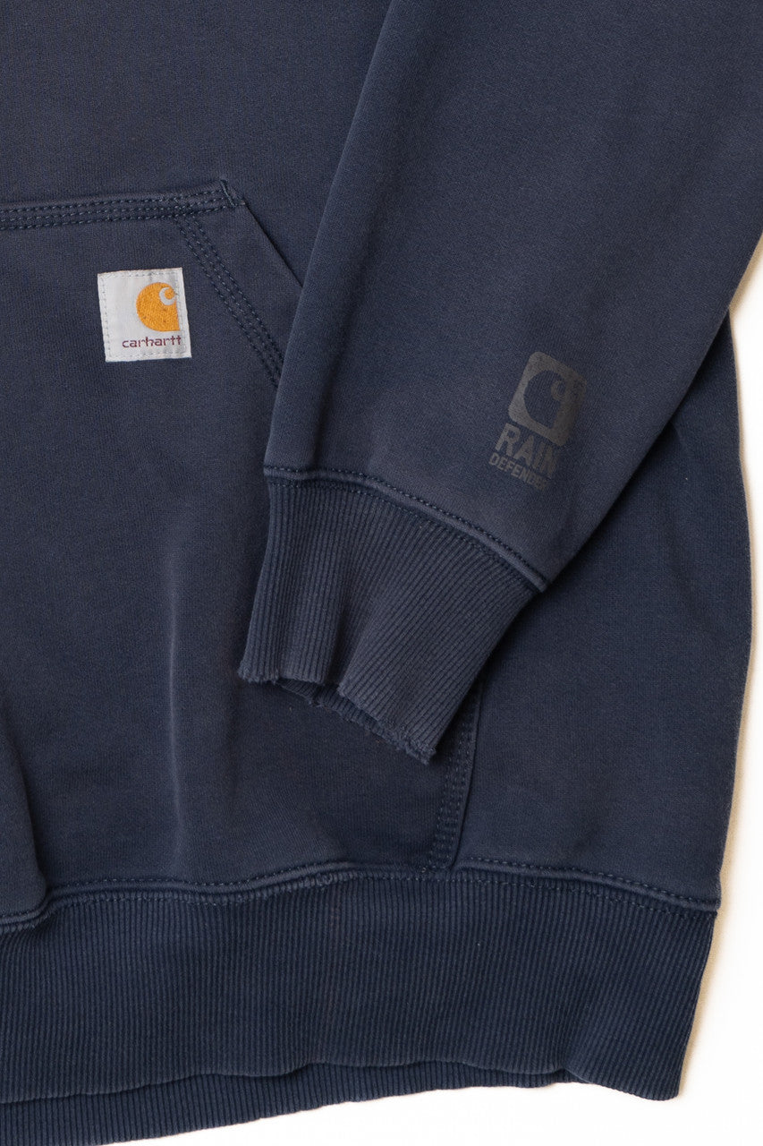 Carhartt Distressed Rain Defender Hoodie Sweatshirt