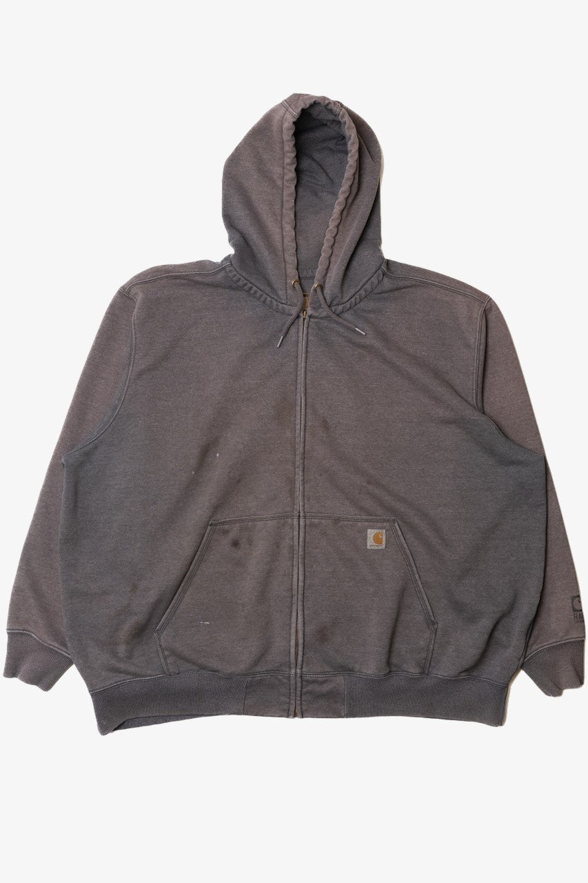 Carhartt Sun-Faded Distressed Zip-Up Hoodie Sweatshirt
