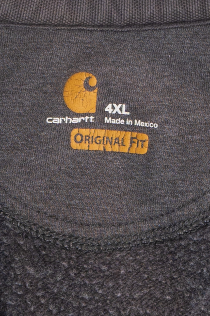 Carhartt Sun-Faded Distressed Zip-Up Hoodie Sweatshirt