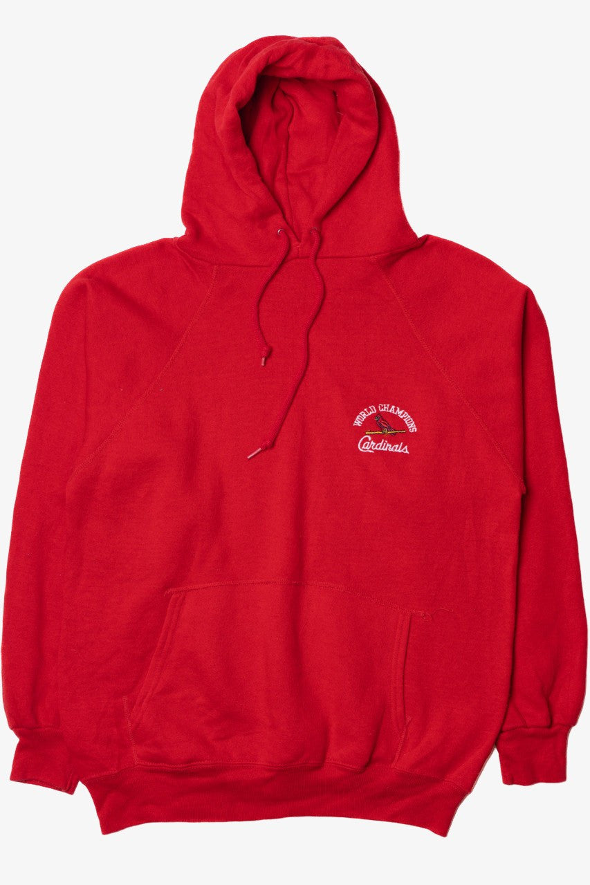 Vintage "World Champions Cardinals" Embroidered Hoodie Sweatshirt