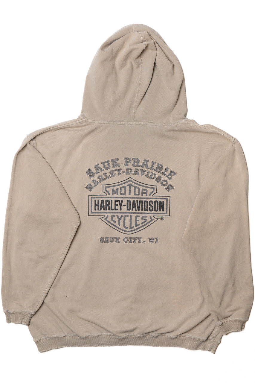 Harley Davidson "Sauk City, WI" Hoodie Sweatshirt