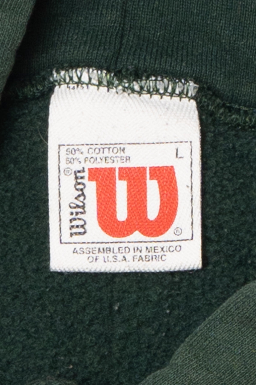 Distressed "Wilson" Spellout Sweatshirt