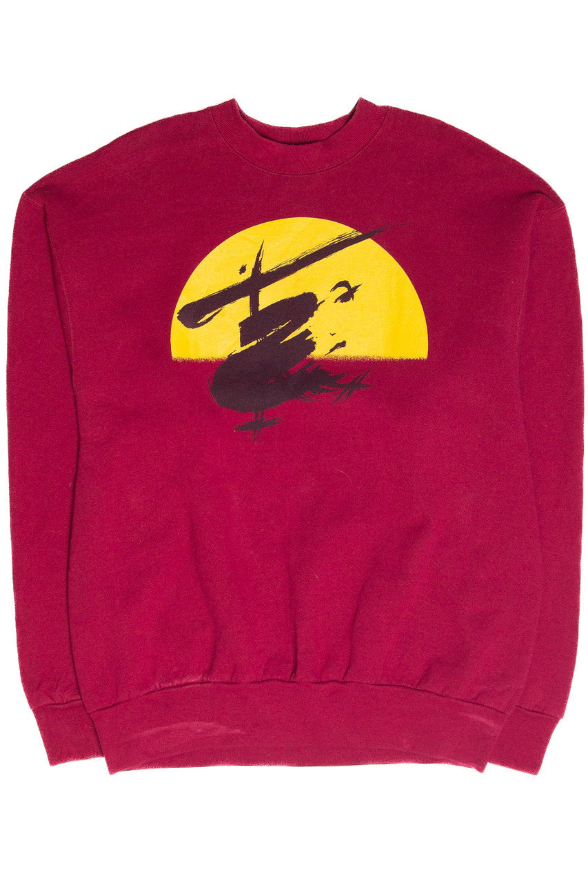Vintage Miss Saigon The Princess Of Wales Theatre Sweatshirt (1988)