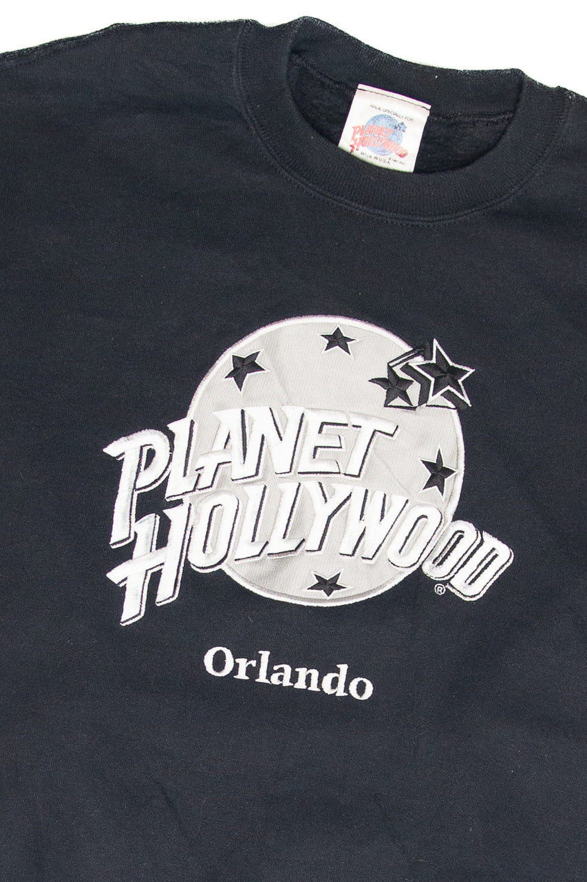 Vintage Planet Hollywood Orlando Embroidered Sweatshirt