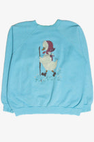 Vintage Walking Duck Graphic Sweatshirt