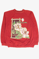Vintage Flower Graphic Sweatshirt 10384