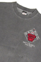 Vintage Red Dog Beer Smitty McGee's Raw Bar Embroidered Sweatshirt